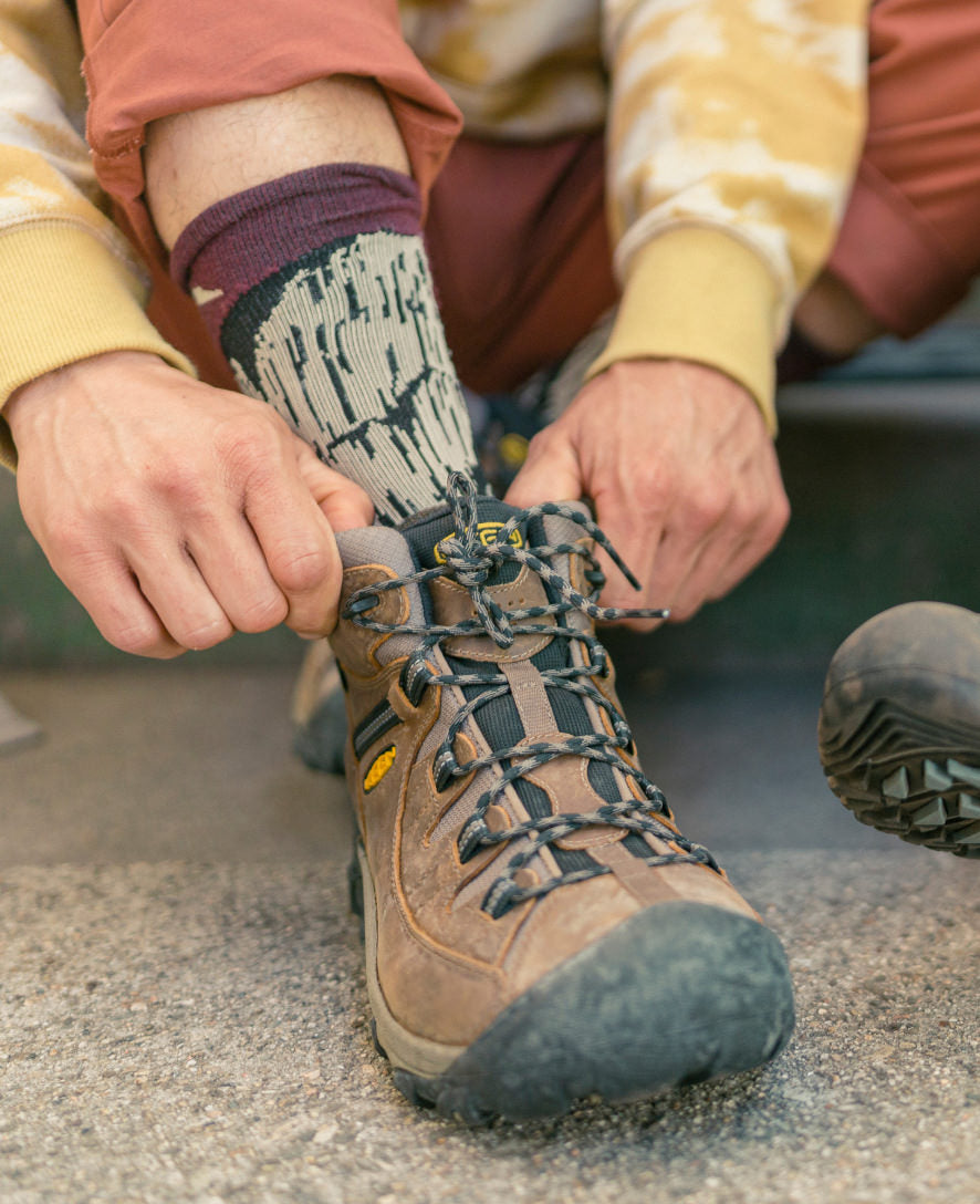 Keen Sale | Men's Targhee II Waterproof Mid Wide Shitake/Brindle