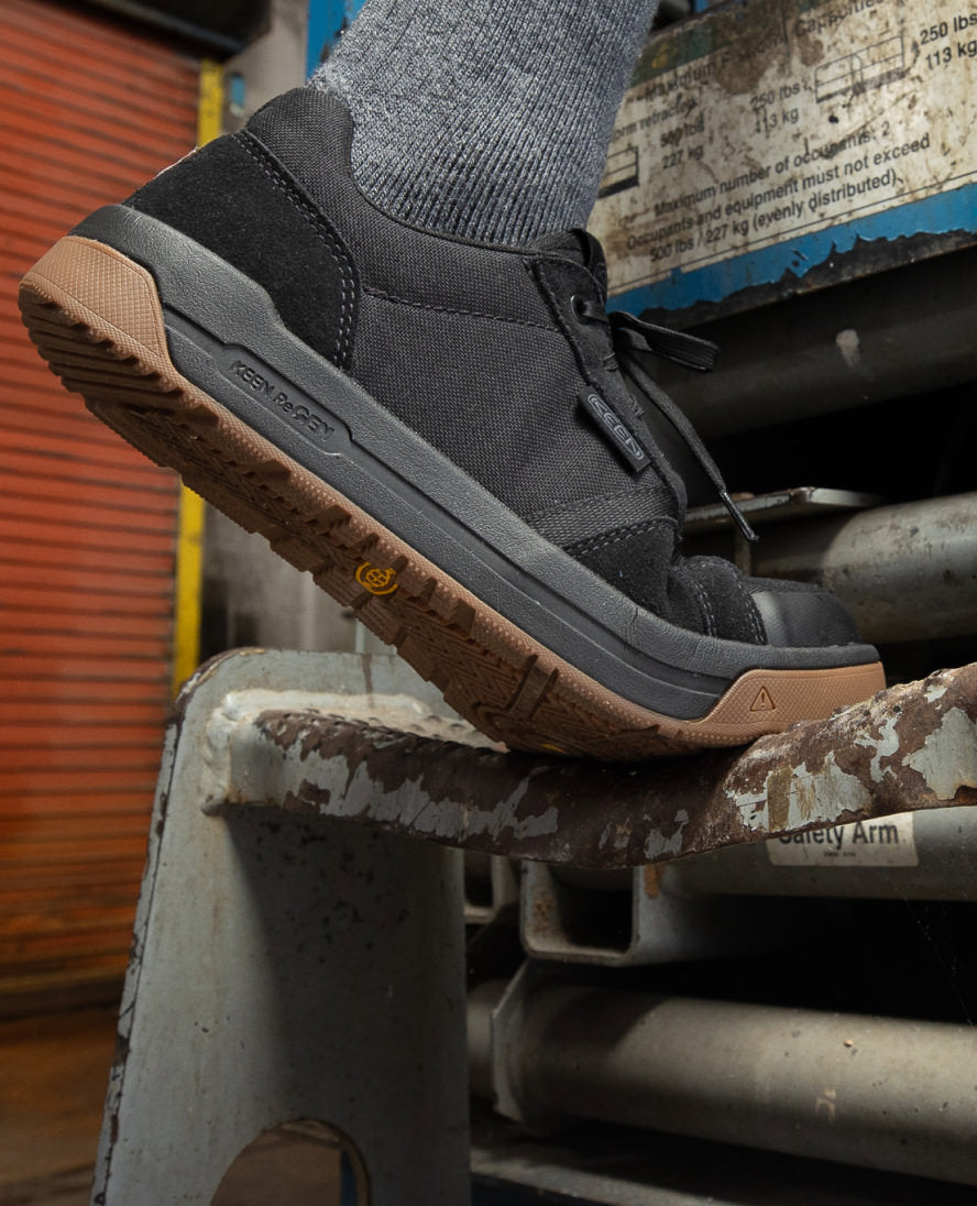 Keen Popular style | Men's Kenton ESD Work Shoe (Carbon Toe) Black/Gum