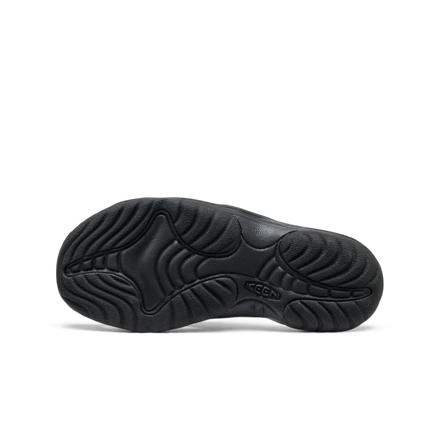 Keen | Women's Bali Leather Slide Sandal Black/Black