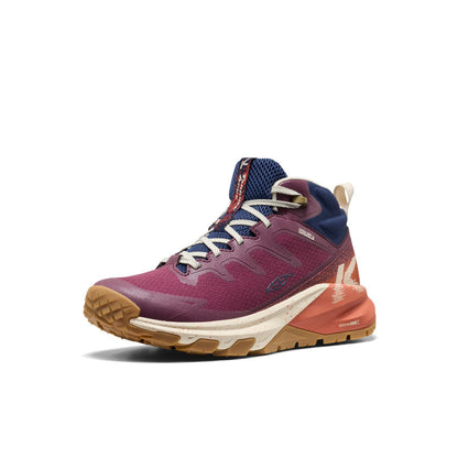 Keen Online | Women's Targhee Apex Waterproof Hiking Boot Fig/Burnt Brick