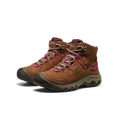 Keen Hot style | Women's Targhee IV Waterproof Hiking Boot Bison/Beaujolais