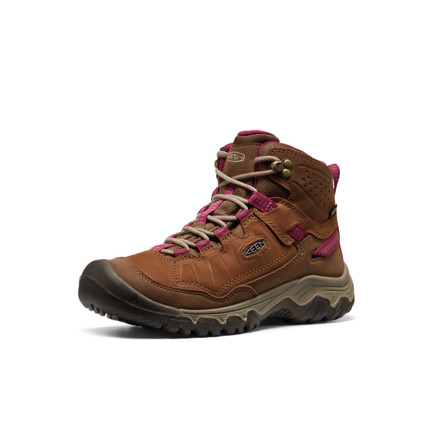 Keen Hot style | Women's Targhee IV Waterproof Hiking Boot Bison/Beaujolais