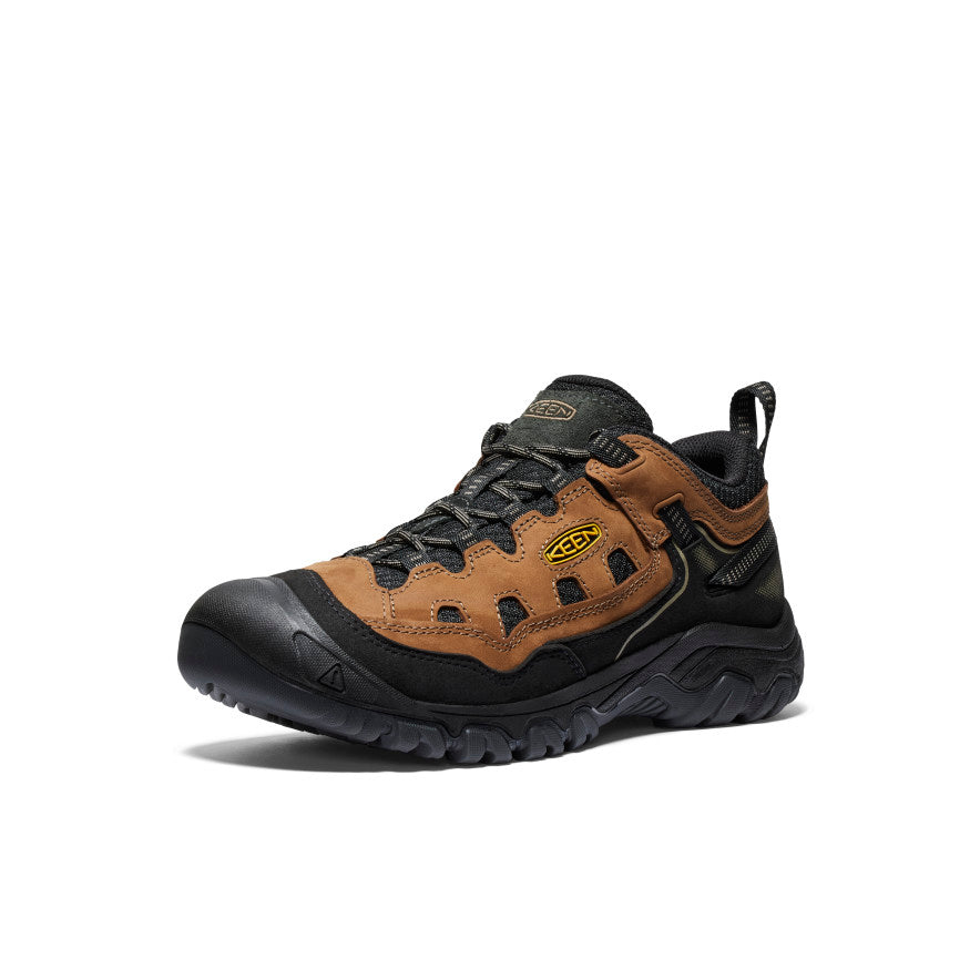 Keen Near Me | Men's Targhee IV Vented Hiking Shoe Bison/Golden Yellow