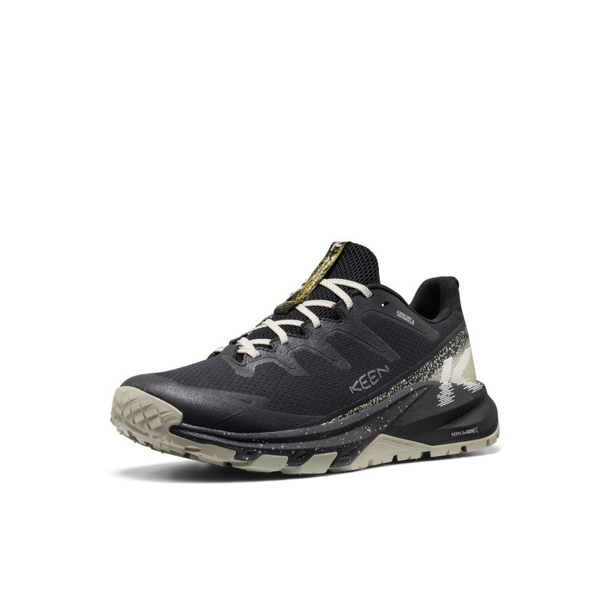 Keen Discount | Men's Targhee Apex Wide Waterproof Hiking Shoe Black/Abbey Stone