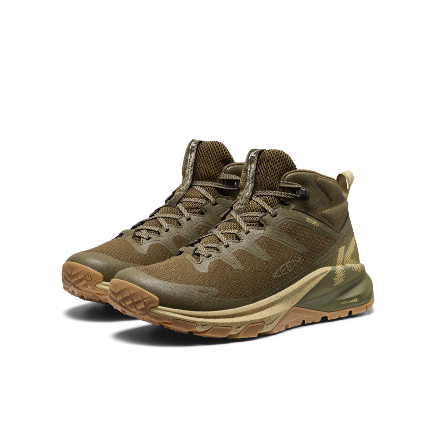 Keen | Men's Targhee Apex Waterproof Hiking Boot Dark Olive/Khaki