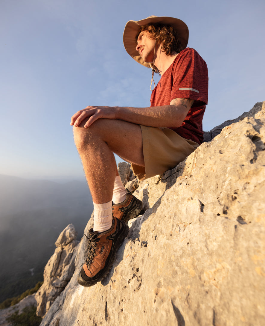 Keen US | Men's Targhee IV Waterproof Hiking Shoe Java/Bison