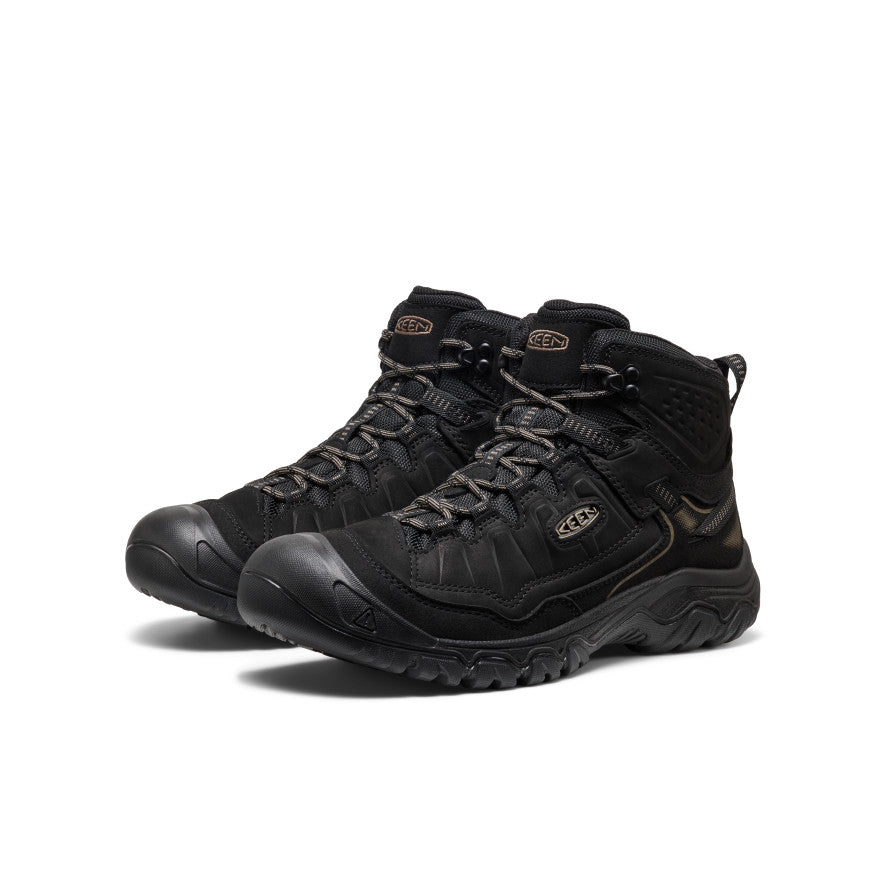 Keen | Men's Targhee IV Wide Waterproof Hiking Boot Triple Black