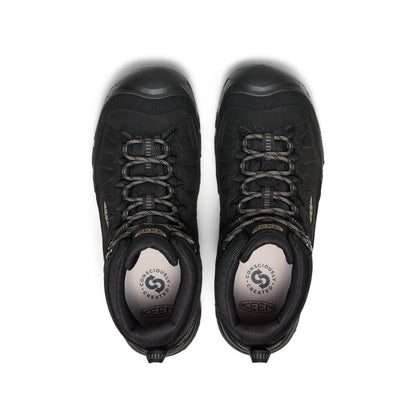 Keen | Men's Targhee IV Wide Waterproof Hiking Boot Triple Black