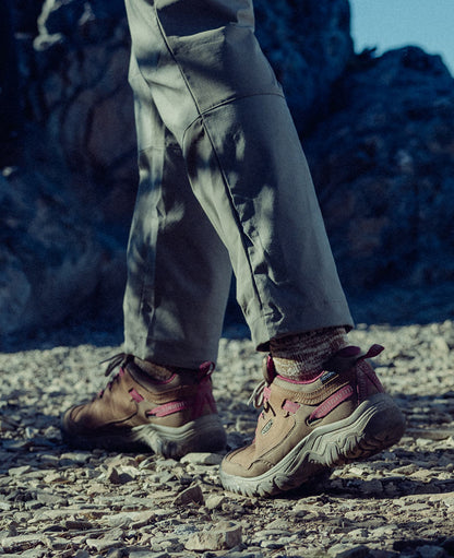 Keen Discount | Women's Targhee IV Waterproof Hiking Shoe Abbey Stone/Lily Pad