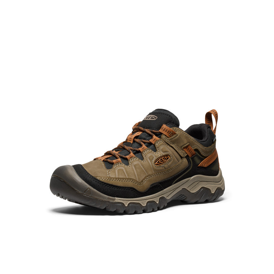 Keen Outlet | Men's Targhee IV Waterproof Hiking Shoe Sea Turtle/Roasted Pecan