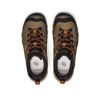 Keen Outlet | Men's Targhee IV Waterproof Hiking Shoe Sea Turtle/Roasted Pecan