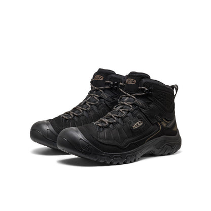 Keen New | Men's Targhee IV Waterproof Hiking Boot Triple Black