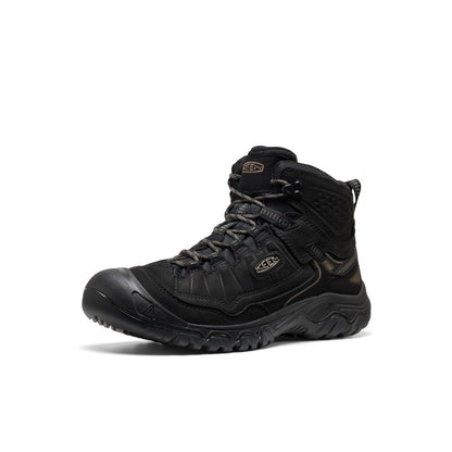 Keen New | Men's Targhee IV Waterproof Hiking Boot Triple Black