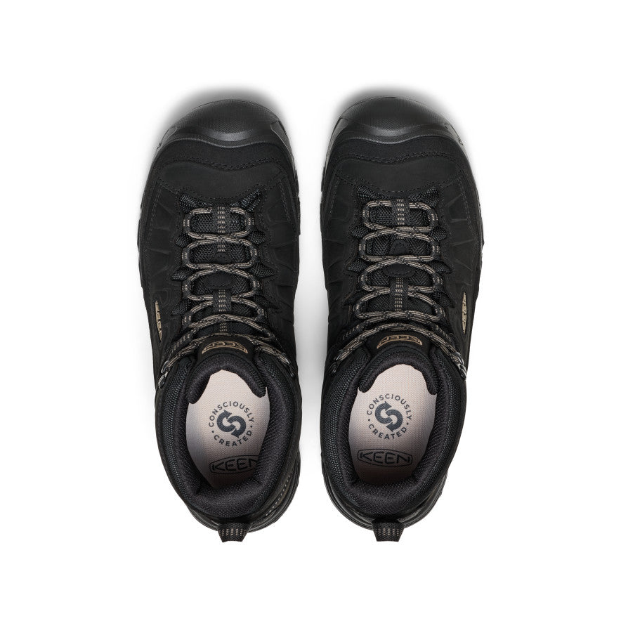 Keen New | Men's Targhee IV Waterproof Hiking Boot Triple Black
