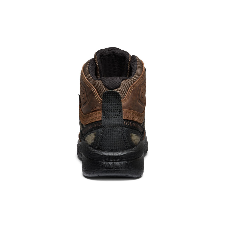 Keen | Men's Targhee IV Waterproof Work Boot (Carbon Toe) Dark Earth/Black