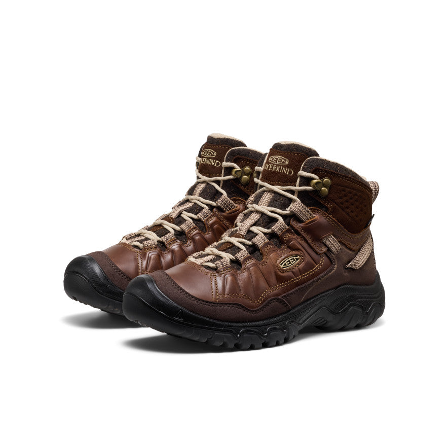 Keen Discount | Women's Targhee IV Waterproof Hiking Boot x Hikerkind Dark Earth/Dark Earth