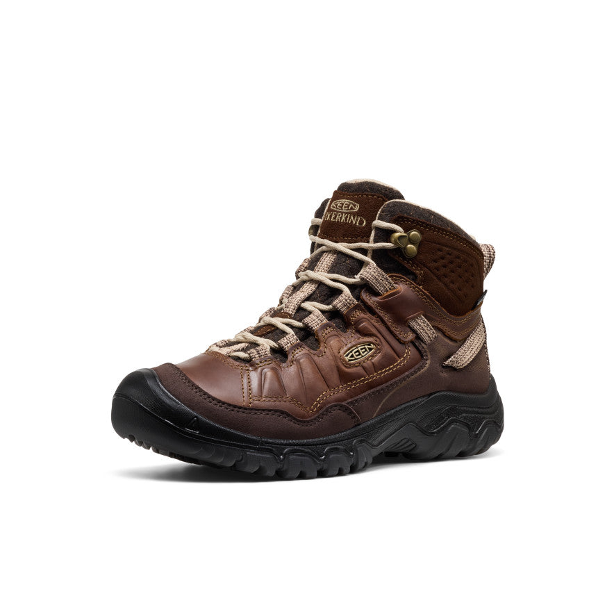 Keen Discount | Women's Targhee IV Waterproof Hiking Boot x Hikerkind Dark Earth/Dark Earth