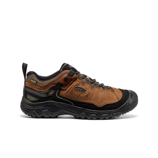 Keen Outlet | Men's Targhee IV Wide Waterproof Hiking Shoe Bison/Black
