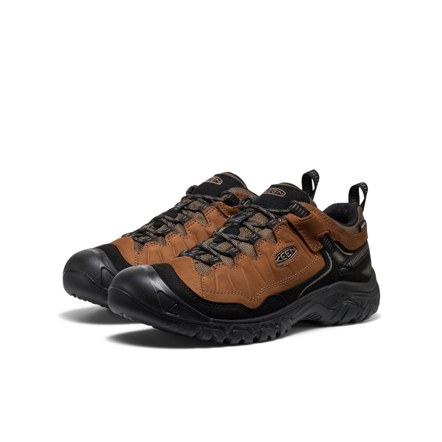Keen Outlet | Men's Targhee IV Wide Waterproof Hiking Shoe Bison/Black