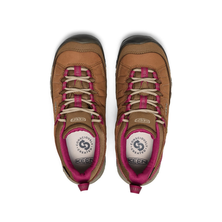 Keen New | Women's Targhee IV Waterproof Hiking Shoe Bison/Beaujolais