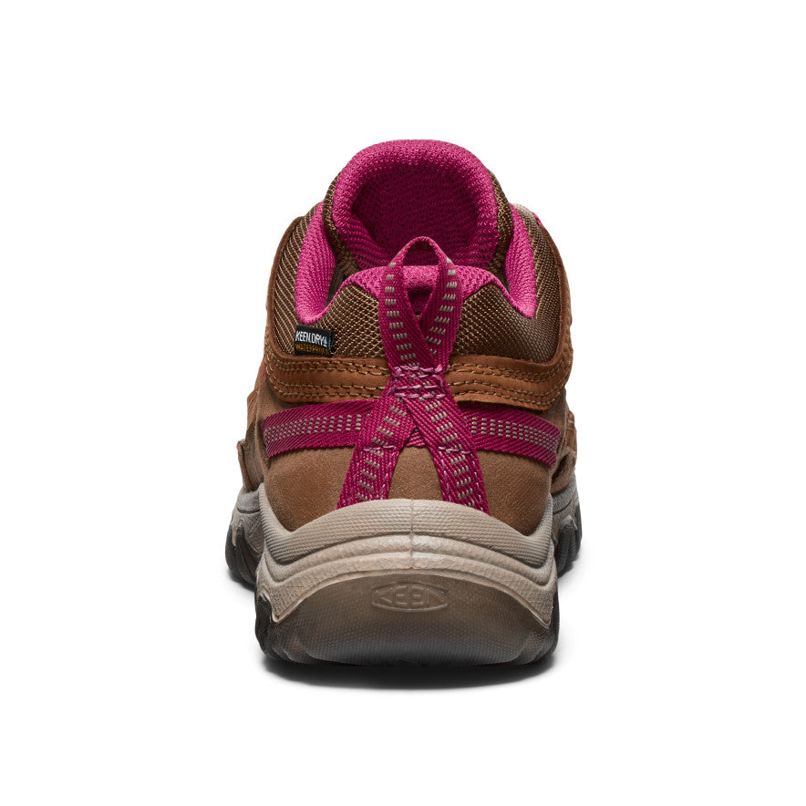 Keen New | Women's Targhee IV Waterproof Hiking Shoe Bison/Beaujolais