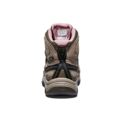 Keen Popular style | Women's Targhee IV Wide Waterproof Hiking Boot Brindle/Nostalgia Rose