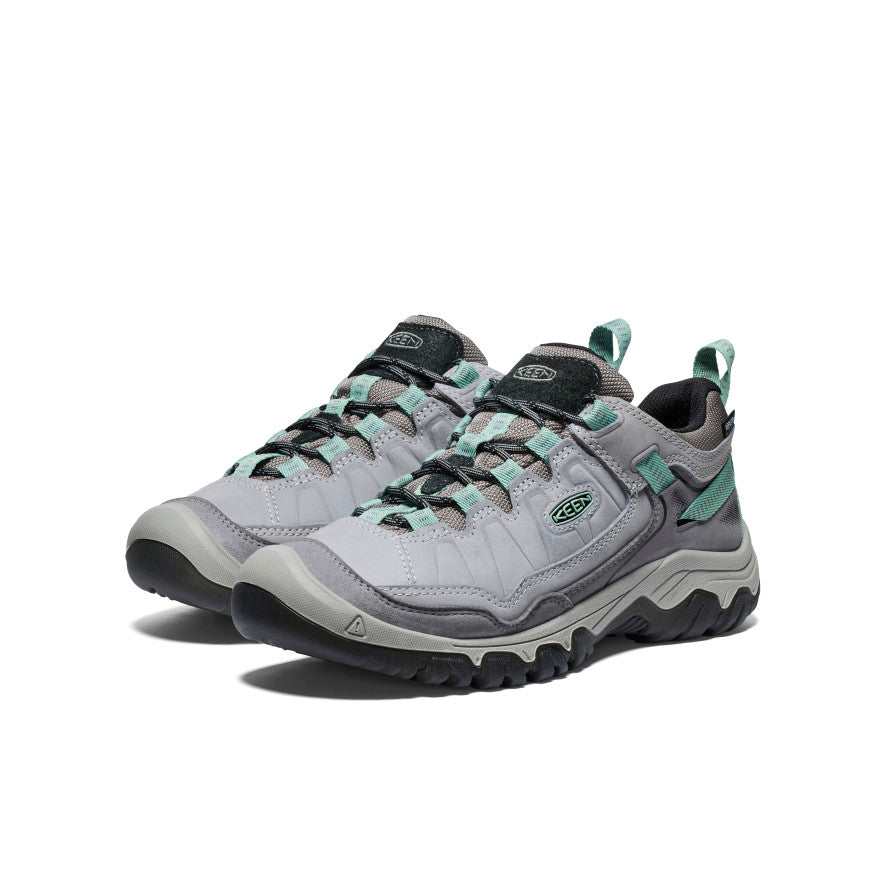 Keen Online | Women's Targhee IV Wide Waterproof Hiking Shoe Alloy/Granite Green