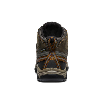 Keen | Men's Targhee III Waterproof Mid Wide Black Olive/Golden Brown