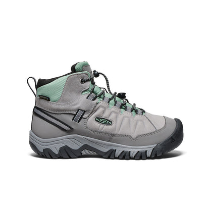 Keen Sale | Big Kids' Targhee IV Waterproof Hiking Boot Alloy/Granite Green