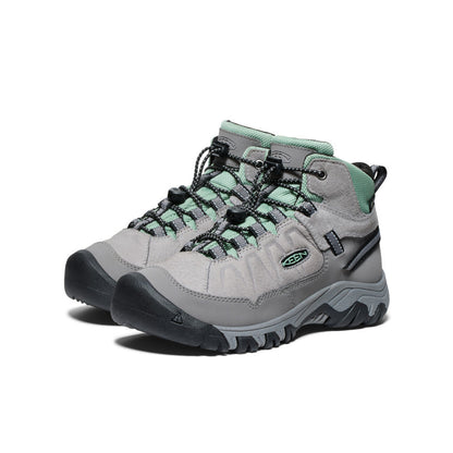 Keen Sale | Big Kids' Targhee IV Waterproof Hiking Boot Alloy/Granite Green