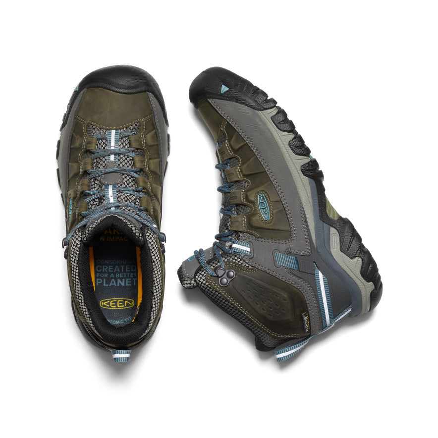 Keen Discount | Women's Targhee III Waterproof Mid Magnet/Atlantic Blue