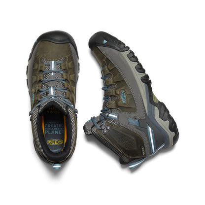 Keen Discount | Women's Targhee III Waterproof Mid Magnet/Atlantic Blue