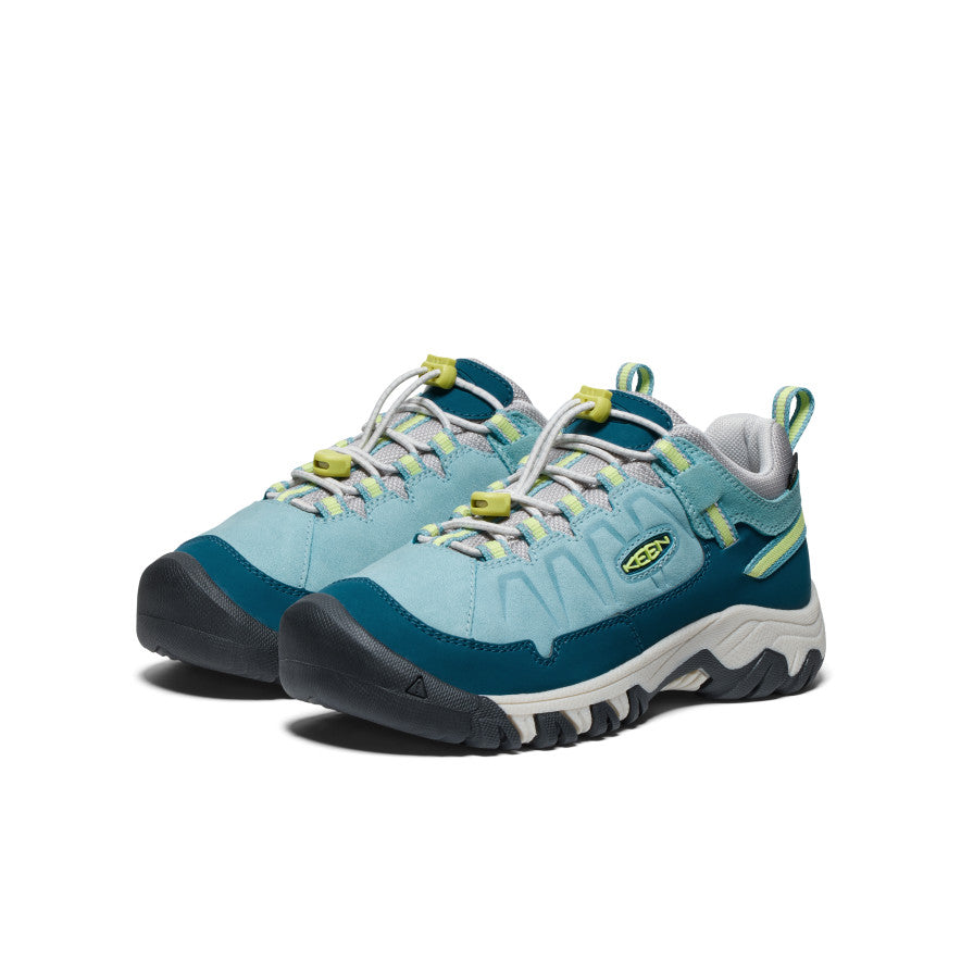 Keen Outlet | Big Kids' Targhee IV Waterproof Hiking Shoe Reef Waters/Daiquiri Green