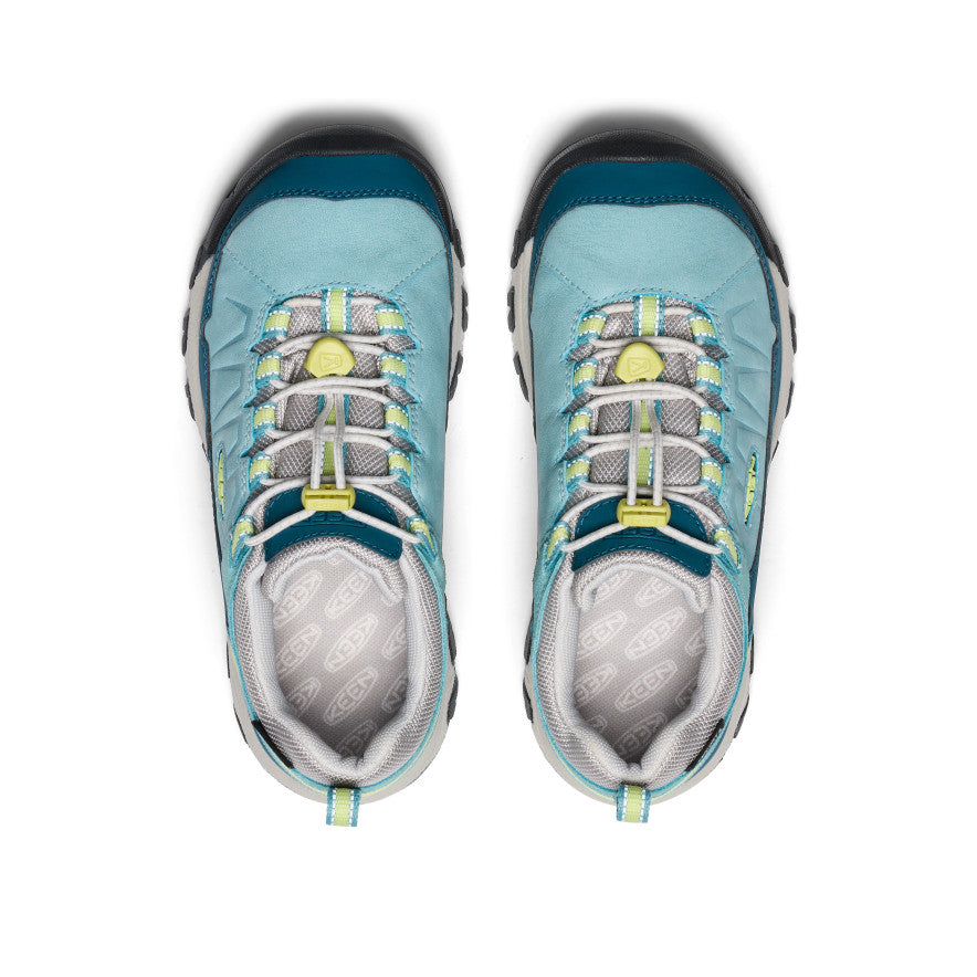 Keen Outlet | Big Kids' Targhee IV Waterproof Hiking Shoe Reef Waters/Daiquiri Green