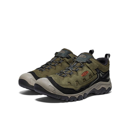 Keen New | Men's Targhee IV Vented Hiking Shoe Dark Olive/Gold Flame