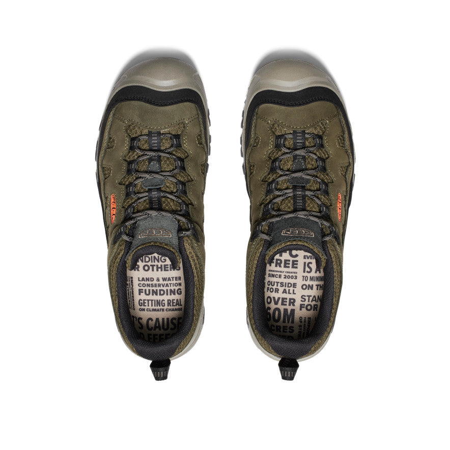 Keen New | Men's Targhee IV Vented Hiking Shoe Dark Olive/Gold Flame