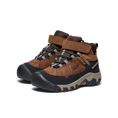 Keen Online | Little Kids' Targhee IV Waterproof Hiking Boot Bison/Brindle