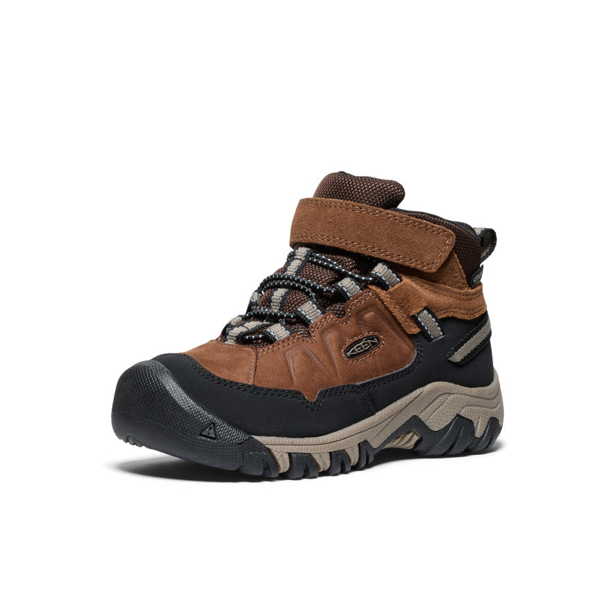 Keen Online | Little Kids' Targhee IV Waterproof Hiking Boot Bison/Brindle