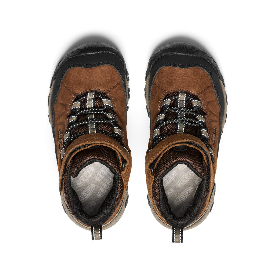 Keen Online | Little Kids' Targhee IV Waterproof Hiking Boot Bison/Brindle