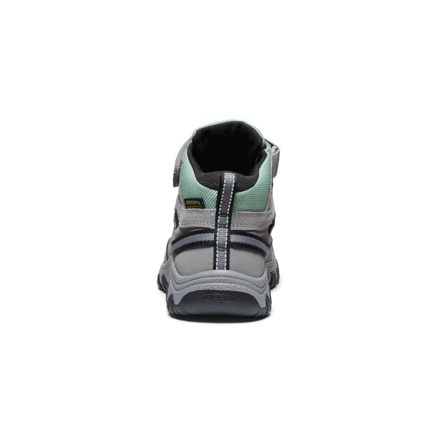 Keen Sale | Little Kids' Targhee IV Waterproof Hiking Boot Alloy/Granite Green