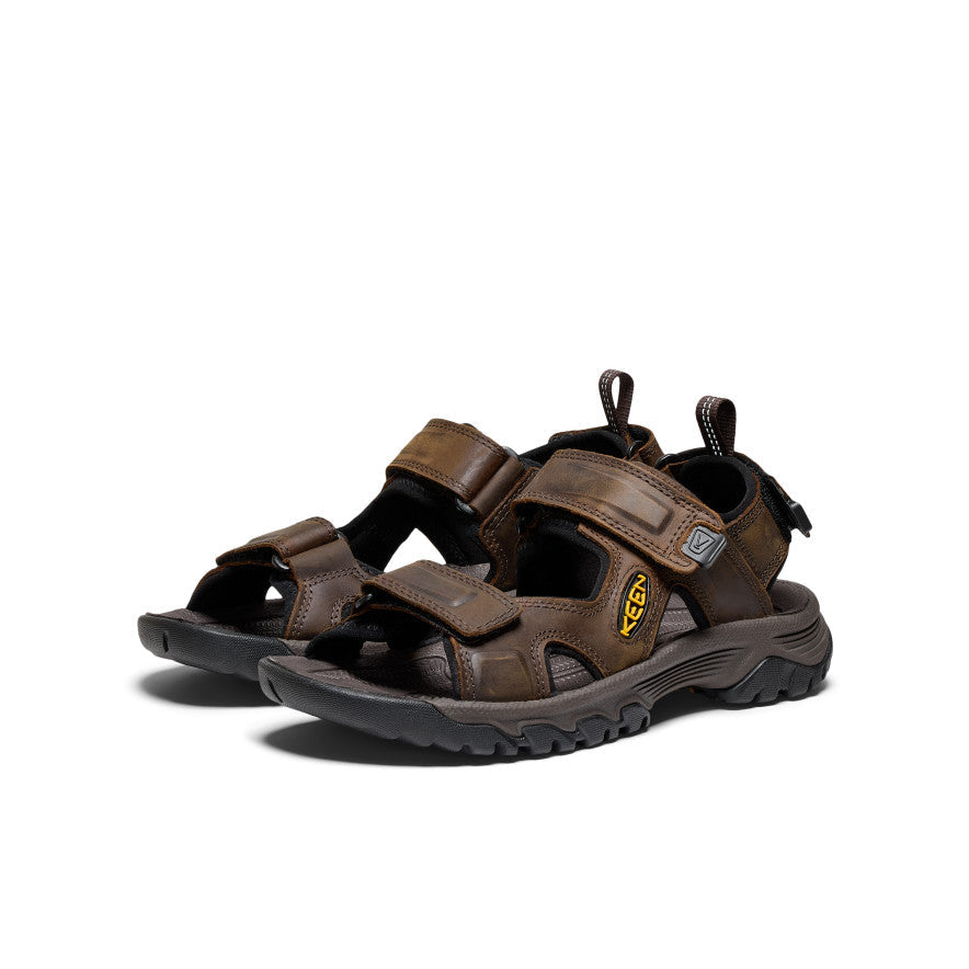 Keen New | Men's Targhee III Open Toe Sandal Bison/Mulch