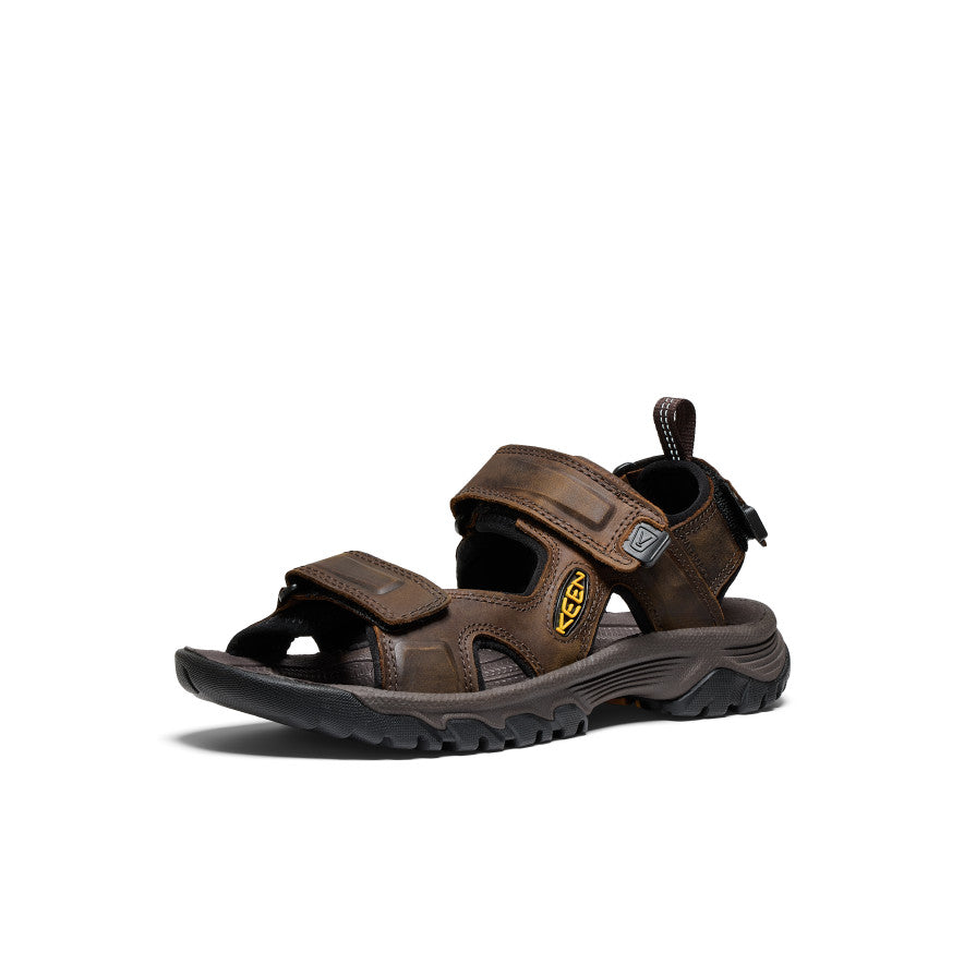 Keen New | Men's Targhee III Open Toe Sandal Bison/Mulch