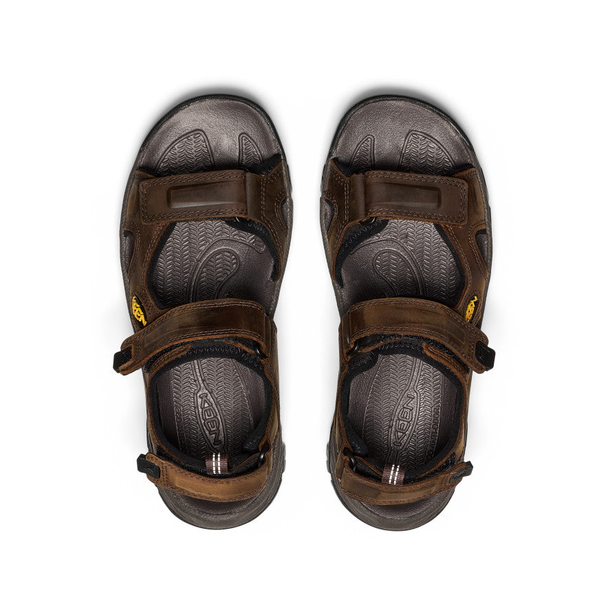 Keen New | Men's Targhee III Open Toe Sandal Bison/Mulch