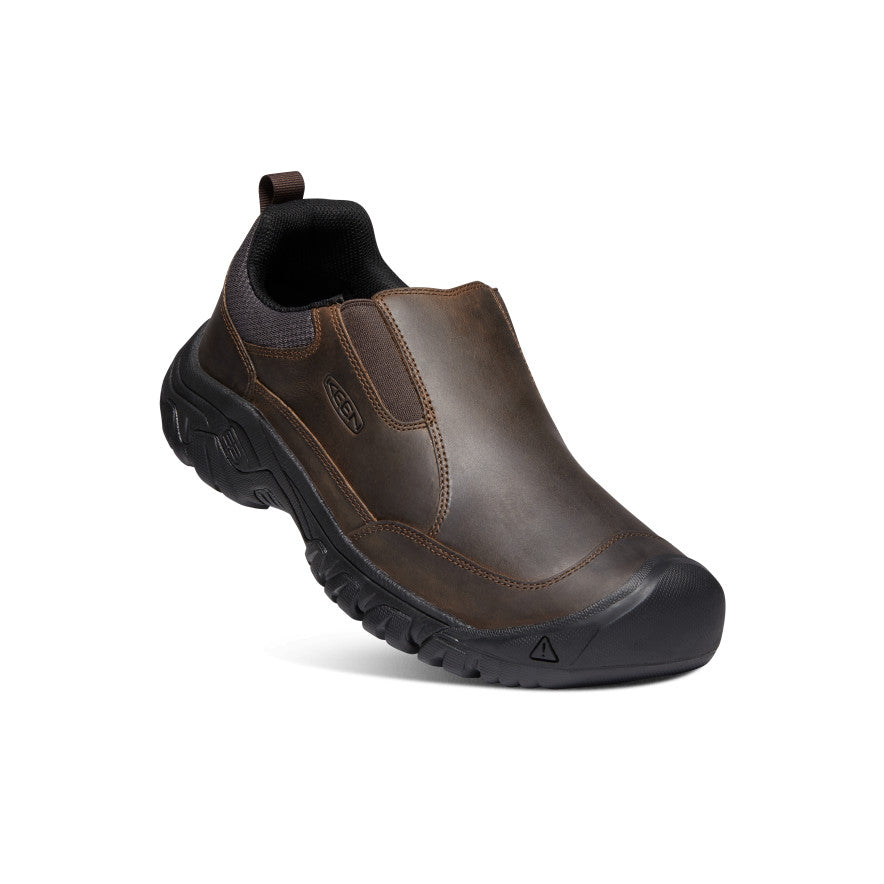 Keen | Men's Targhee III Wide Slip-On Dark Earth/Mulch