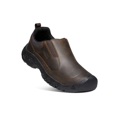 Keen | Men's Targhee III Wide Slip-On Dark Earth/Mulch