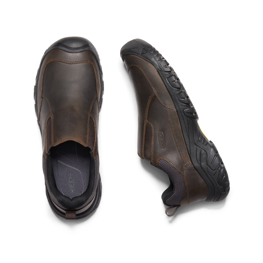 Keen | Men's Targhee III Wide Slip-On Dark Earth/Mulch
