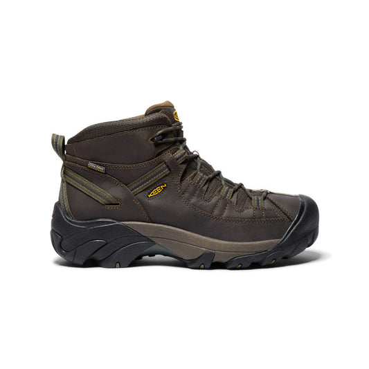 Keen Online | Men's Targhee II Waterproof Mid Wide Canteen/Dark Olive