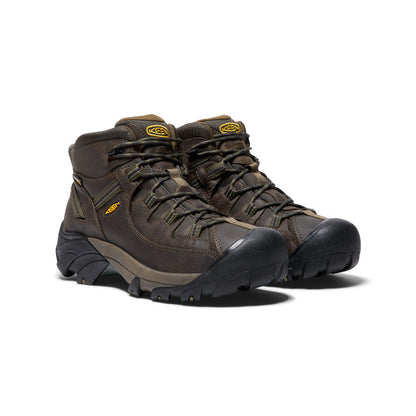 Keen Online | Men's Targhee II Waterproof Mid Wide Canteen/Dark Olive
