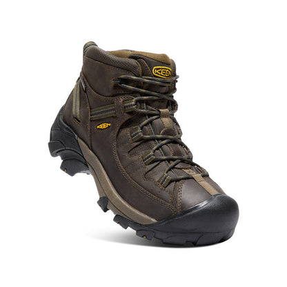 Keen Online | Men's Targhee II Waterproof Mid Wide Canteen/Dark Olive