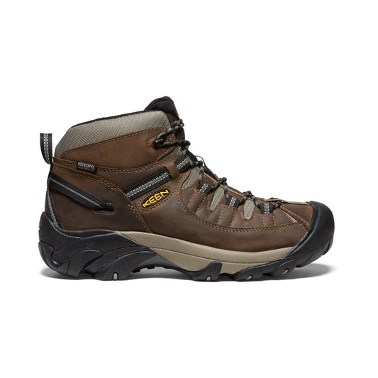 Keen Sale | Men's Targhee II Waterproof Mid Wide Shitake/Brindle